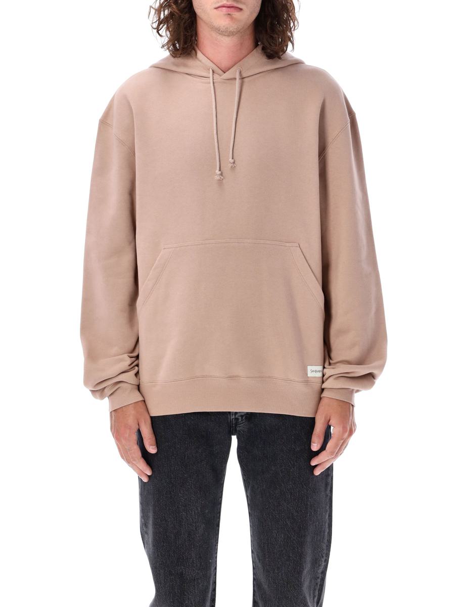Saint Laurent-huvtröja med logotypplakett