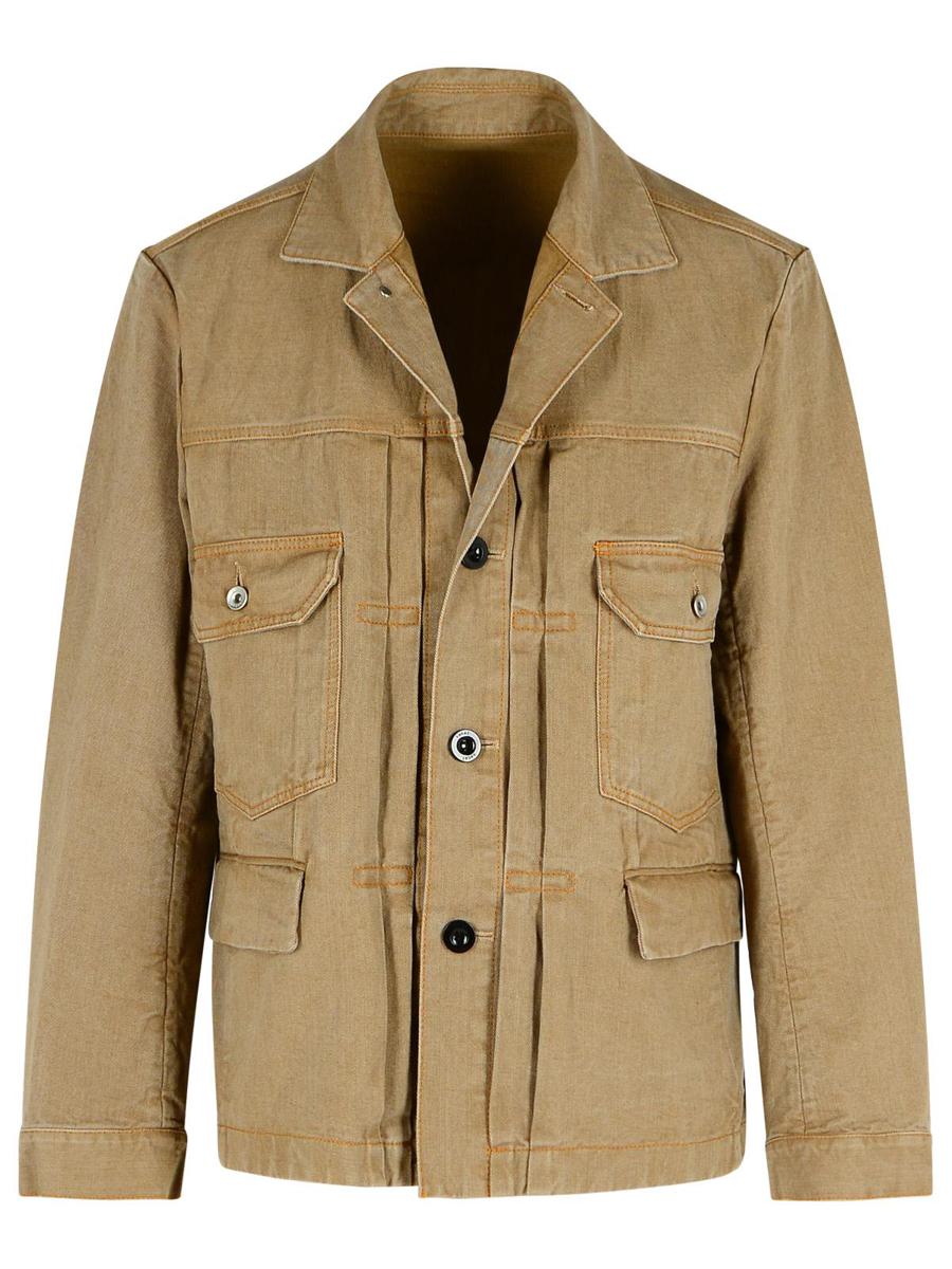Sacai Beige Jeansjacka