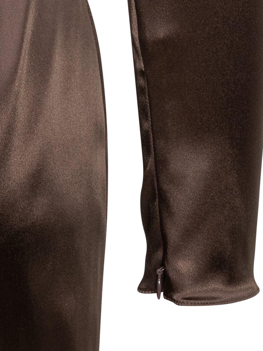 Dolce & Gabbana Dolce & Gabbana Satinklänning med långa ärmar