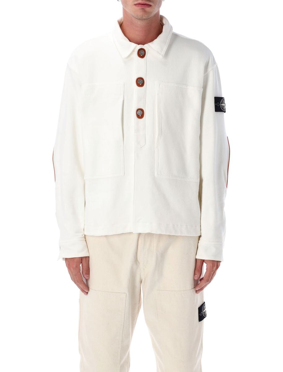 Stone Island stickad bomullscoachjacka