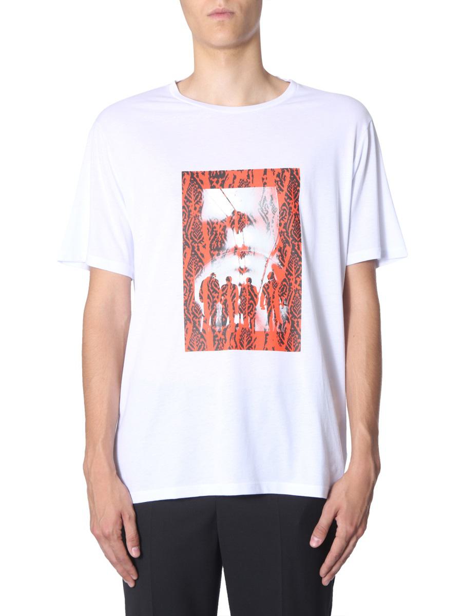 Neil Barrett "Kaotisk tunnelbana" T-shirt