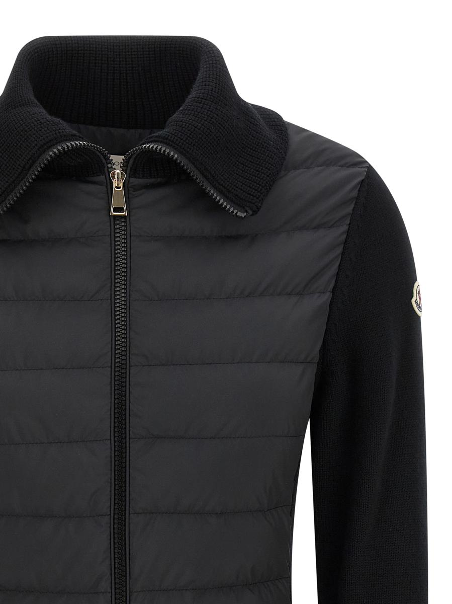 Moncler kofta i två material