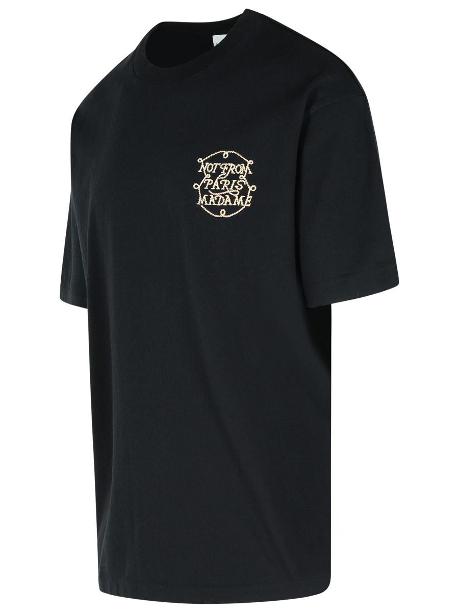 Drôle De Monsieur Svart T-shirt i bomull