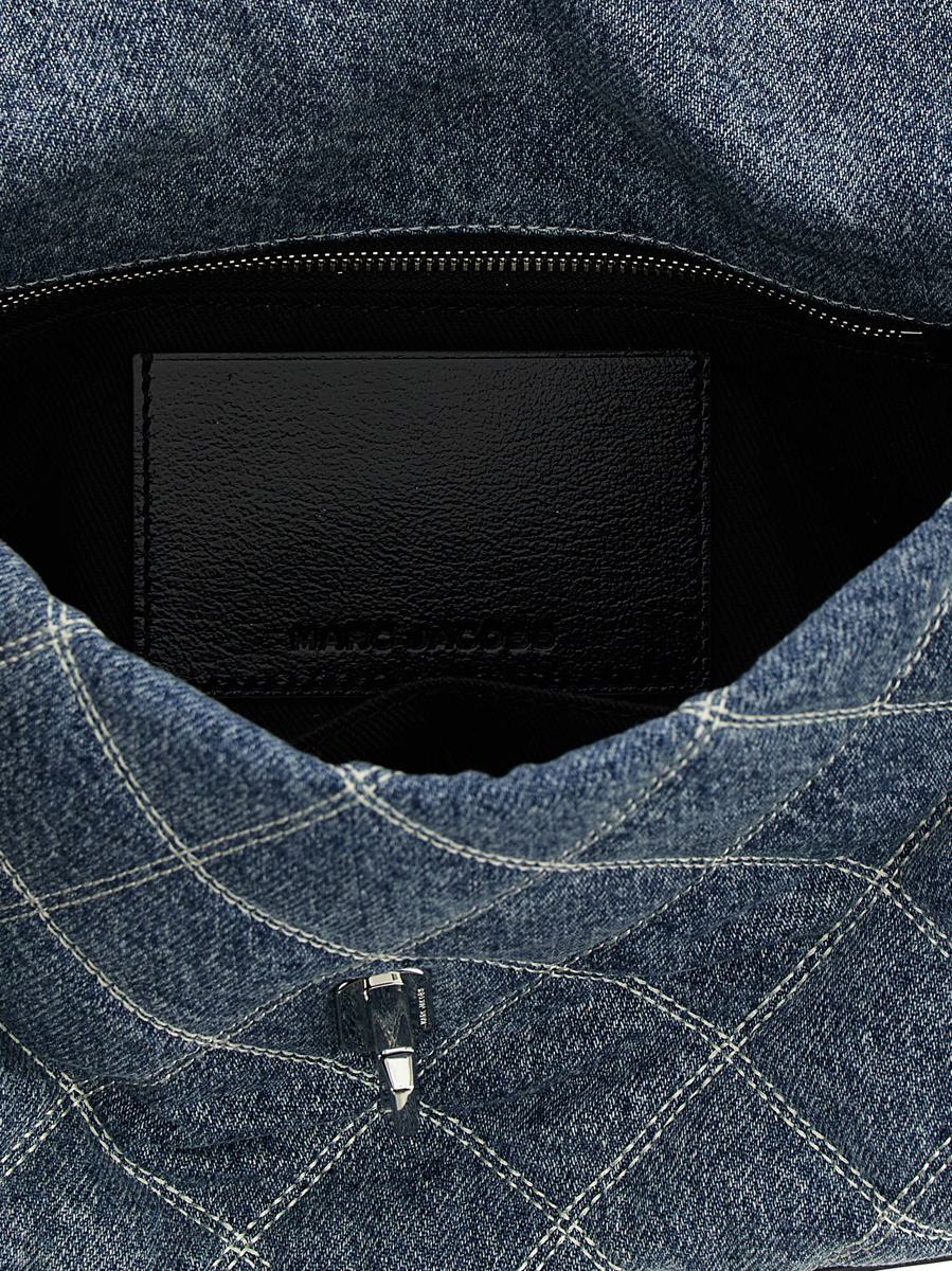 Marc Jacobs 'The Quilted Denim Dual' Mellanstor Axelväska