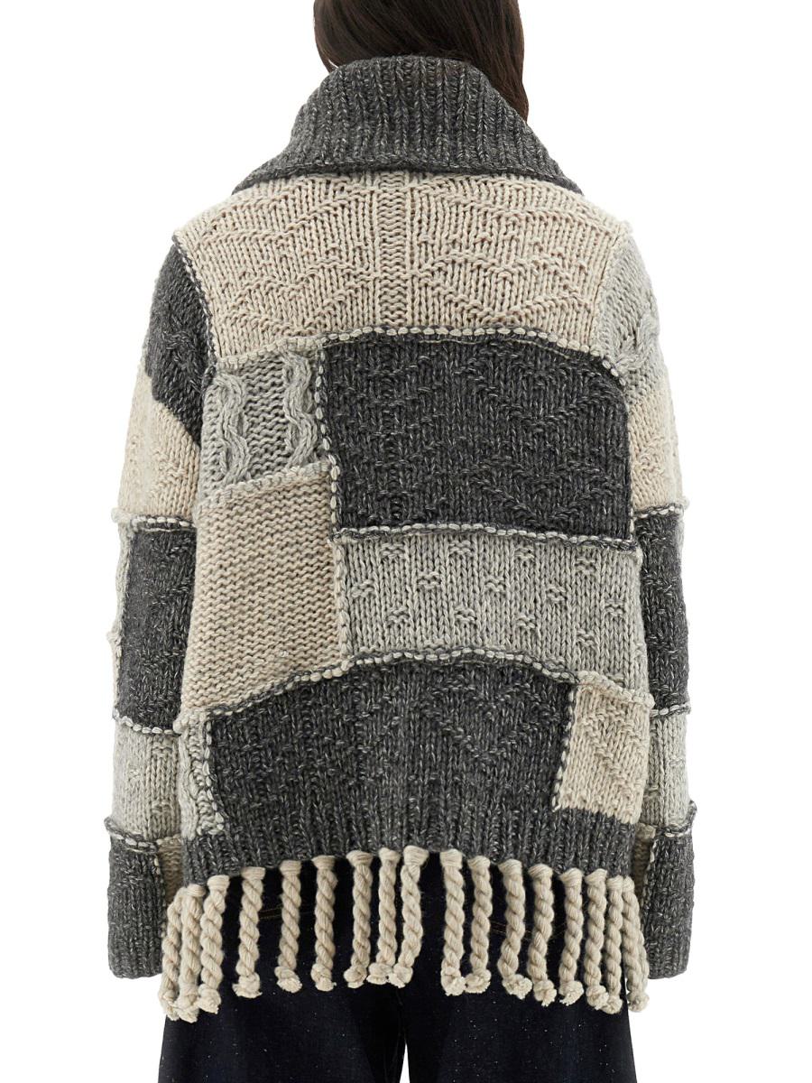 Ganni Patchwork Jersey Med Lugg