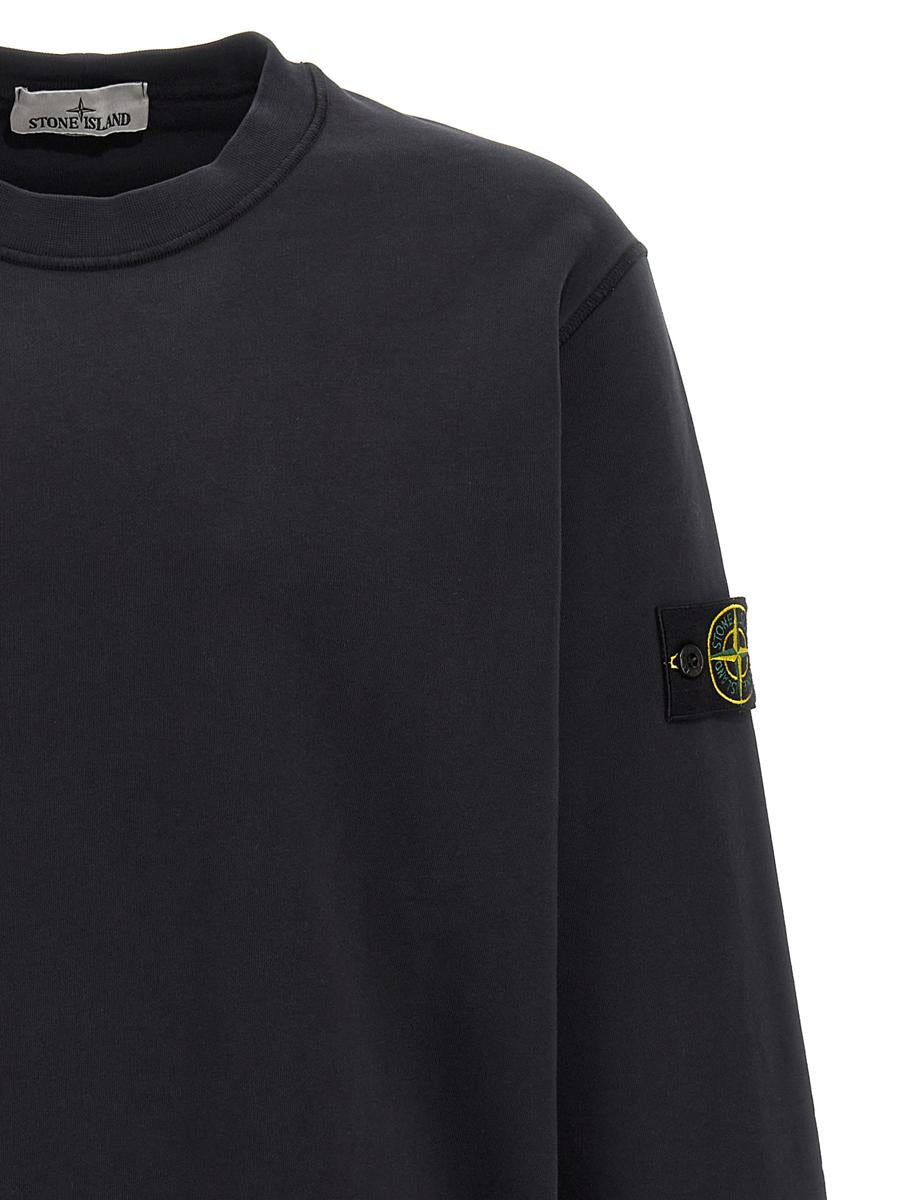 Stone Island-tröja med logotypmärke