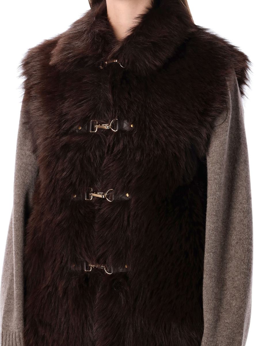 Urbancode Vändbar fuskpäls Gilet