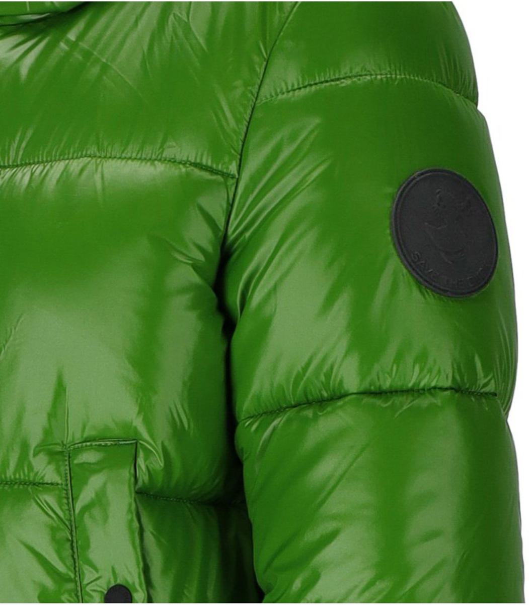 Save The Duck Biddy Grön Vadderad Jacka med Hood