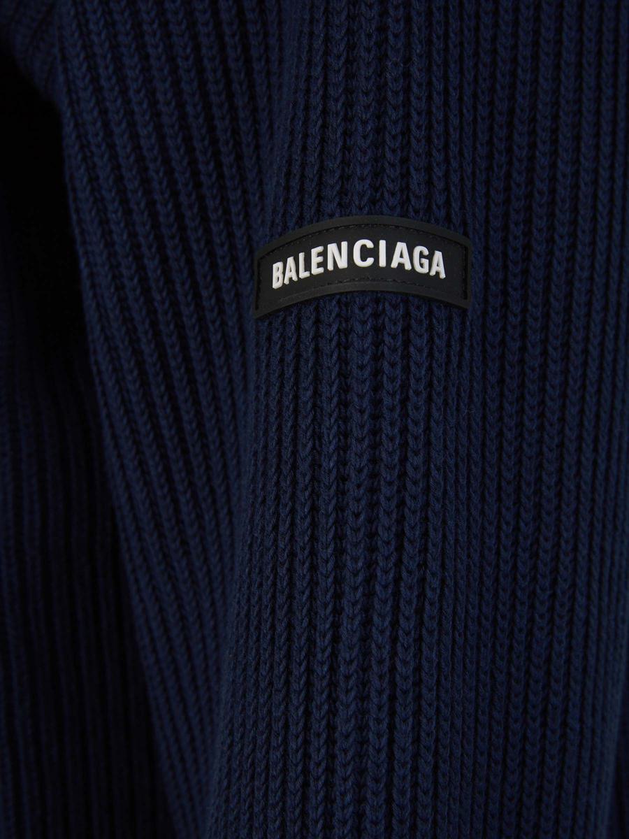 Balenciaga Tröja med dragkedja och huva