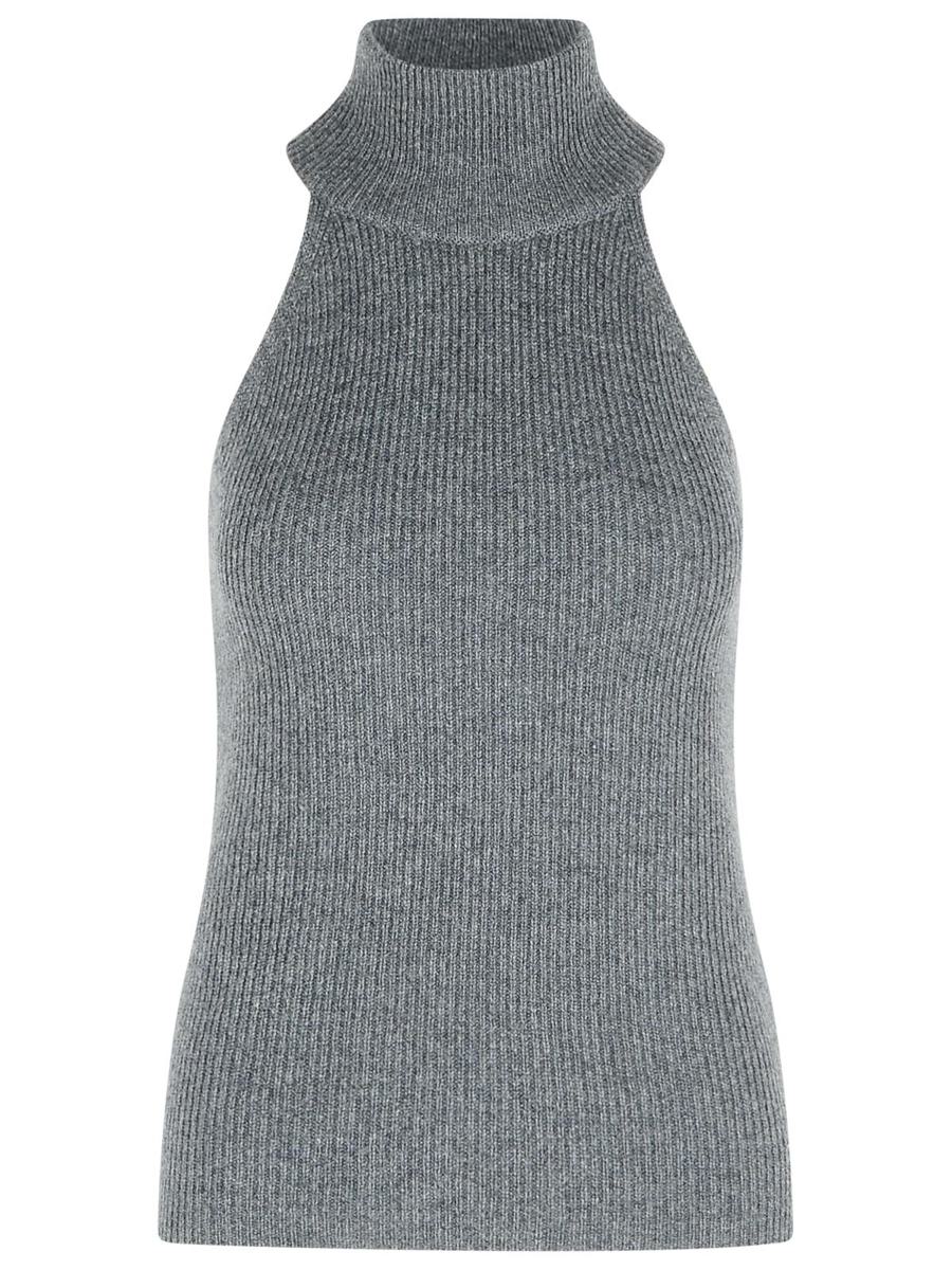 Lisa Yang 'Freya' Grafit Cashmere Top