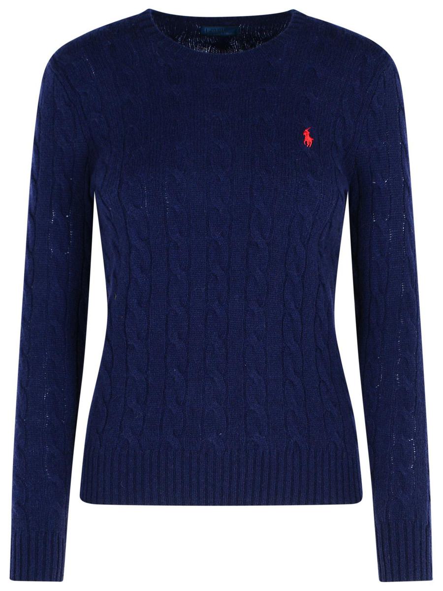 Polo Ralph Lauren Marinblå tröja i kashmirblandning