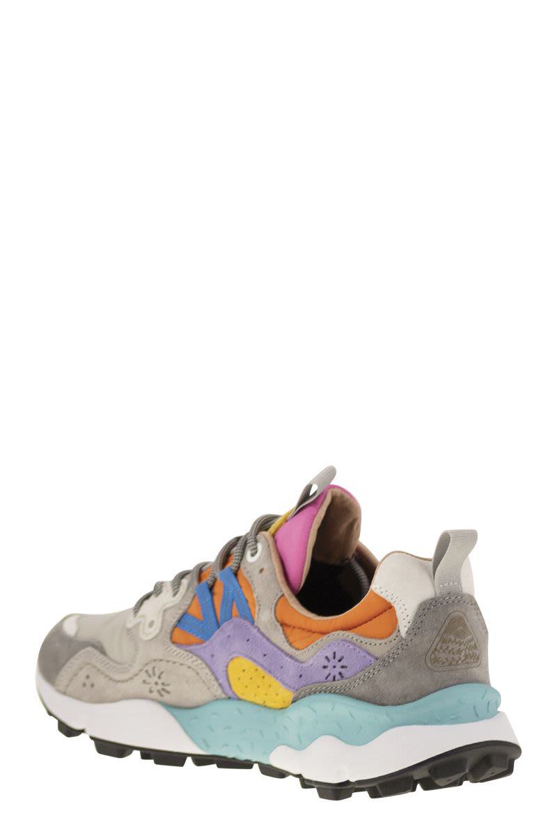 Flower Mountain Yamano 3 - Sneakers i mocka och tekniskt tyg