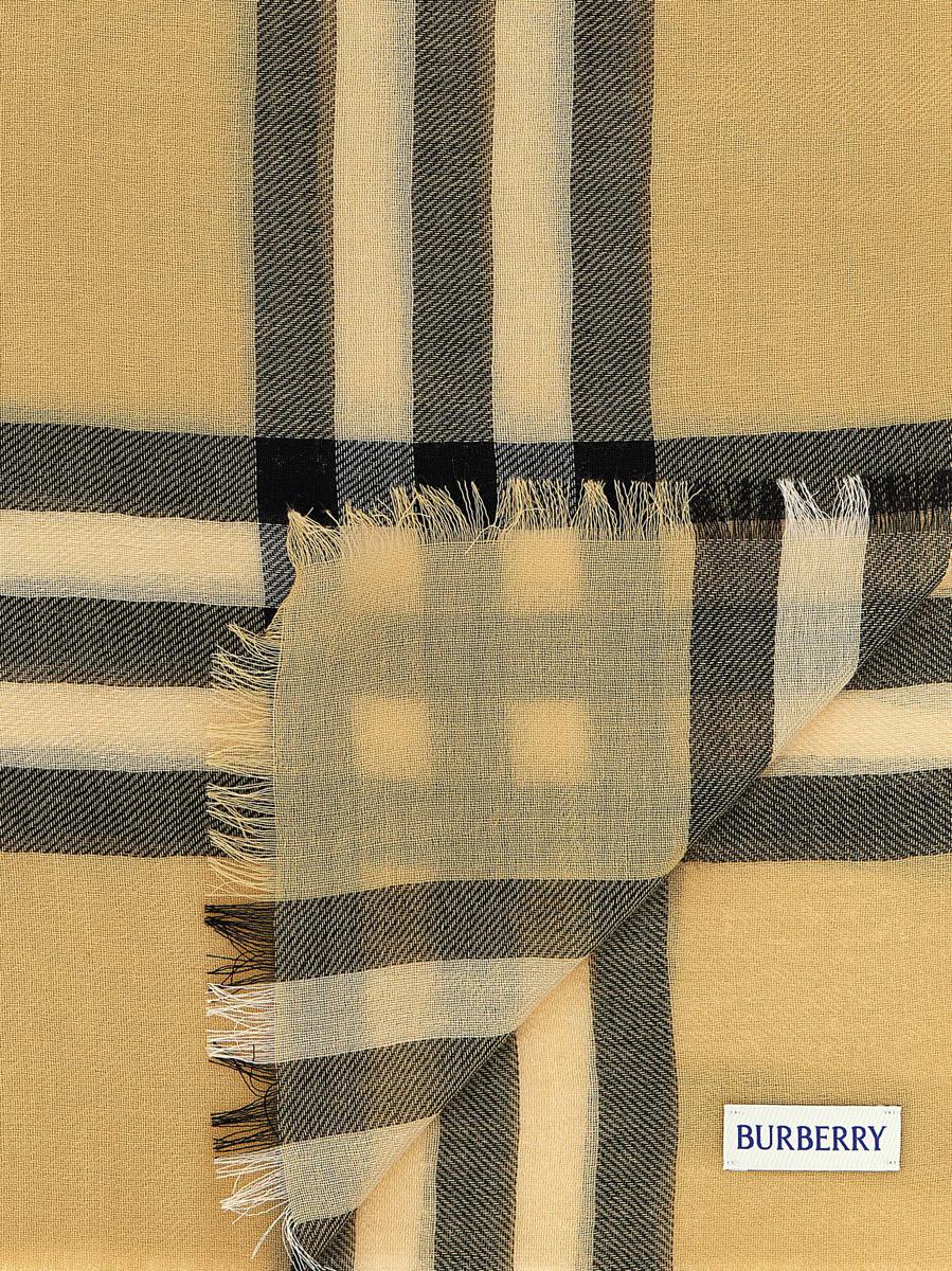 Burberry rutig ullhalsduk