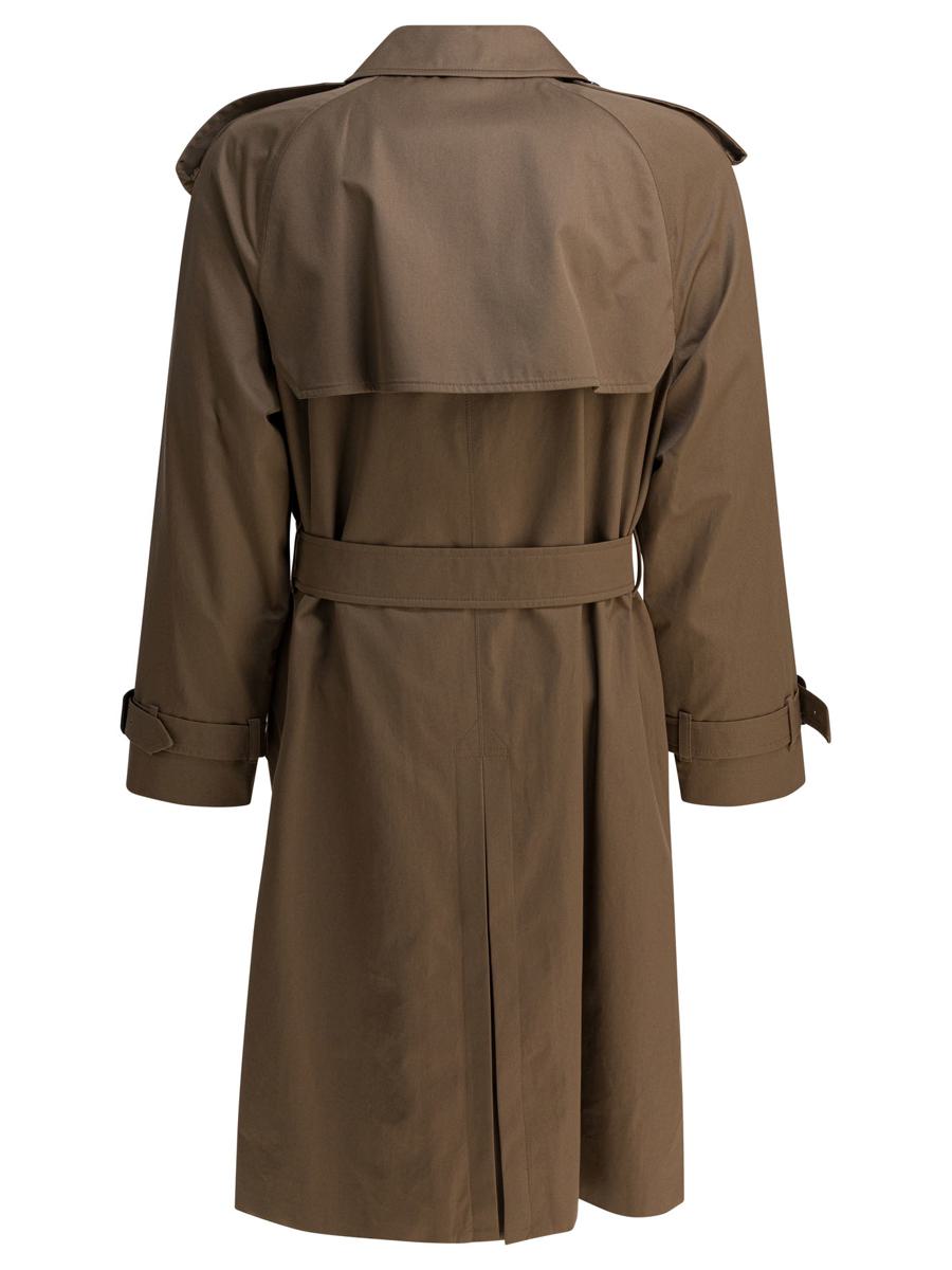 Burberry lång dubbelknäppt trenchcoat