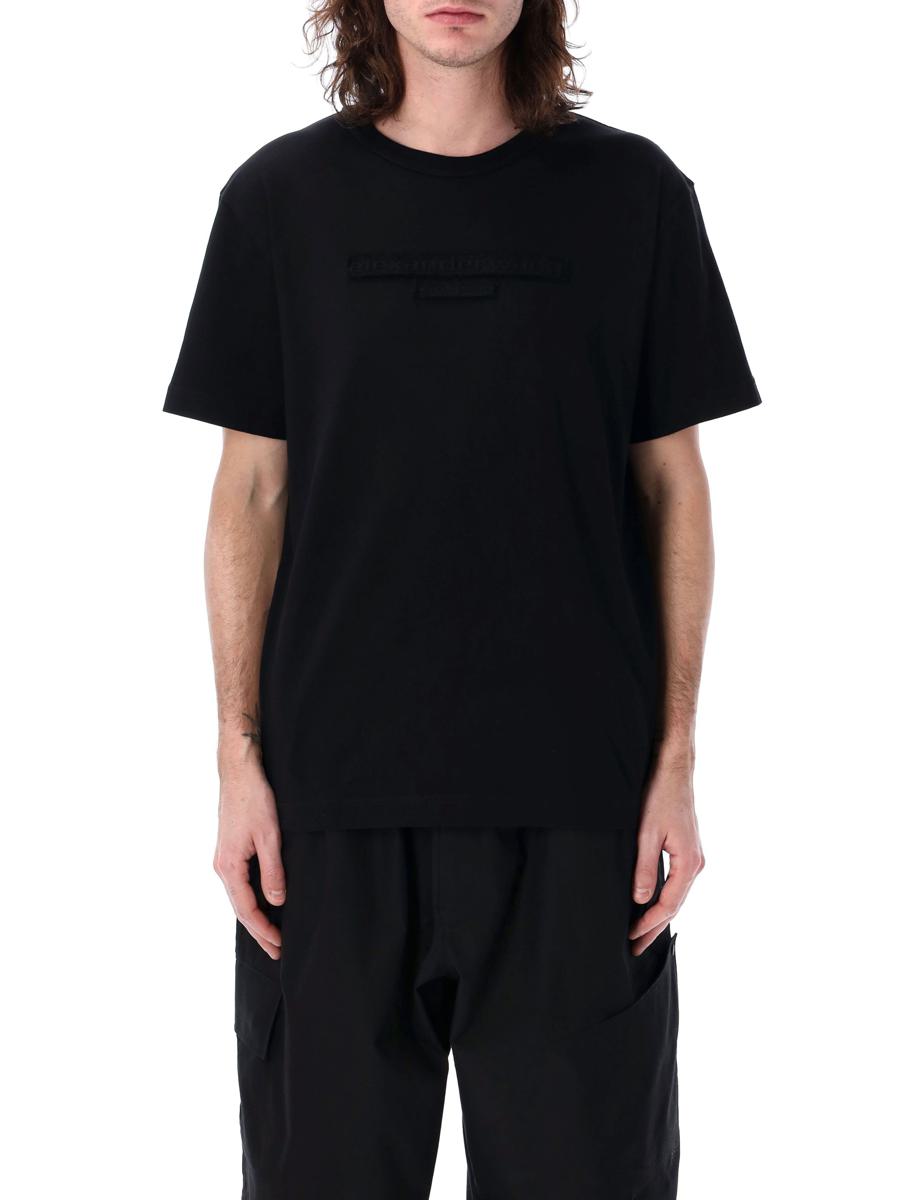 Alexander Wang t-shirt med sliten logotyp