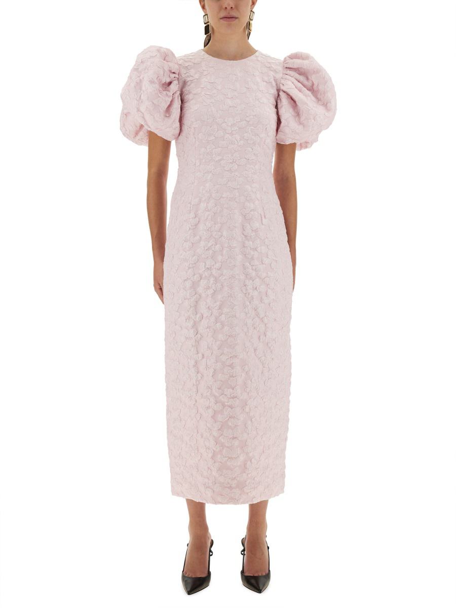 Rotera Birger Christensen Jacquard Midi Dress