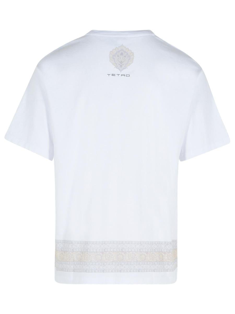 Etro 'Soho' Vit bomulls-T-shirt