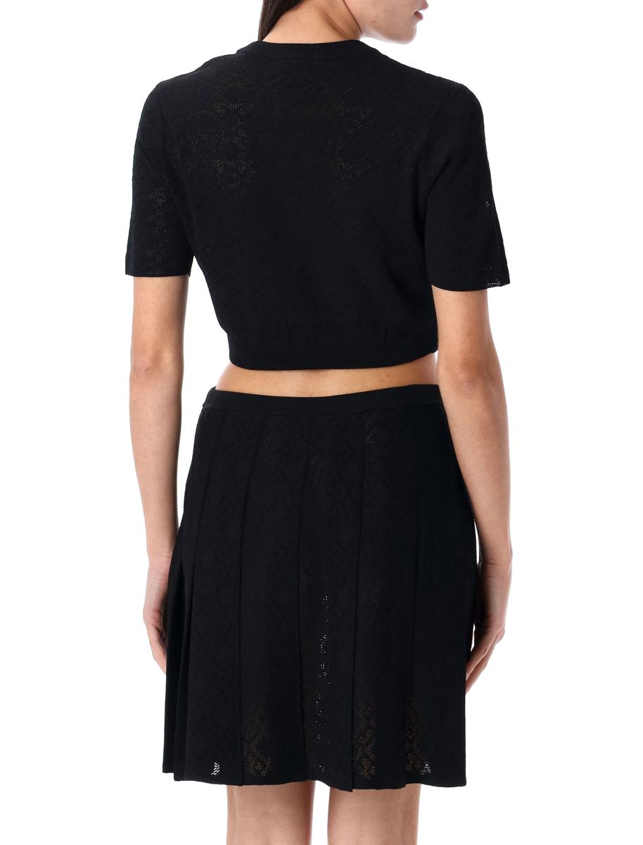 Givenchy – Beskuren tröja i monogram 72 jacquard