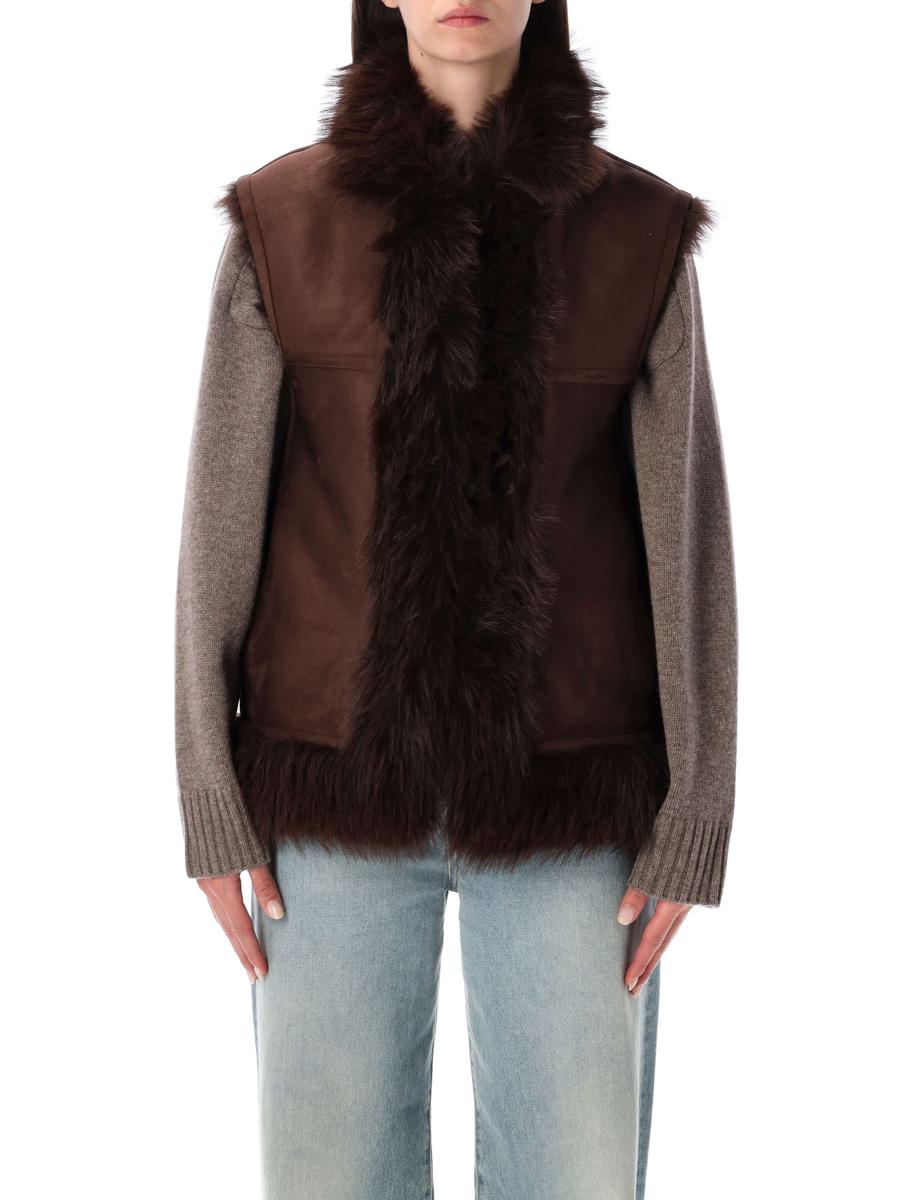 Urbancode Vändbar fuskpäls Gilet