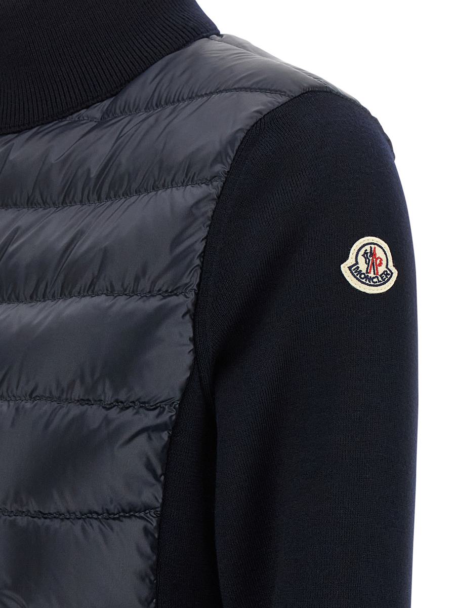 Moncler kofta i två material