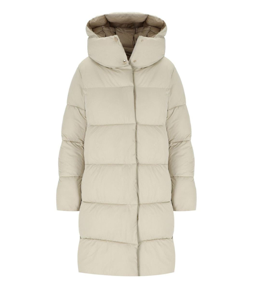Save The Duck Sibyl Beige Vadderad Jacka med Huva