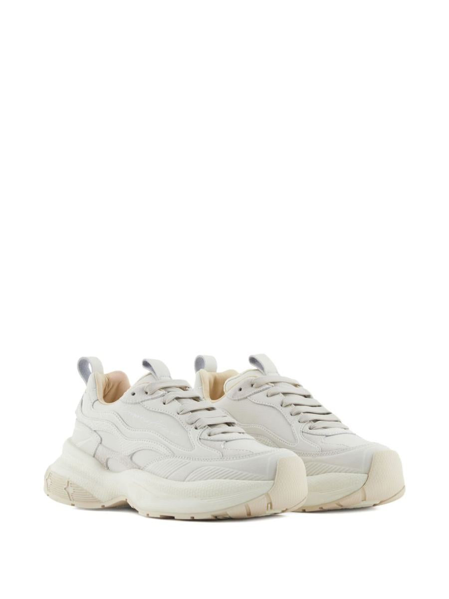 Emporio Armani Exklusiva Lädersneakers