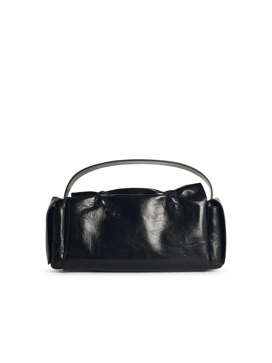 Acne Studios 'Multipocket' svart läderväska