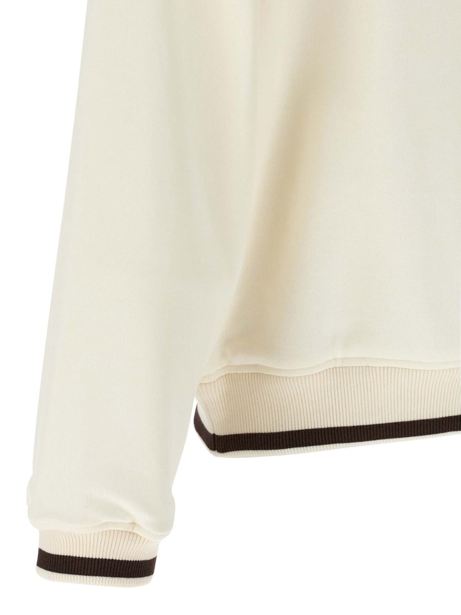 Dolce & Gabbana huvtröja med broderad logotyp