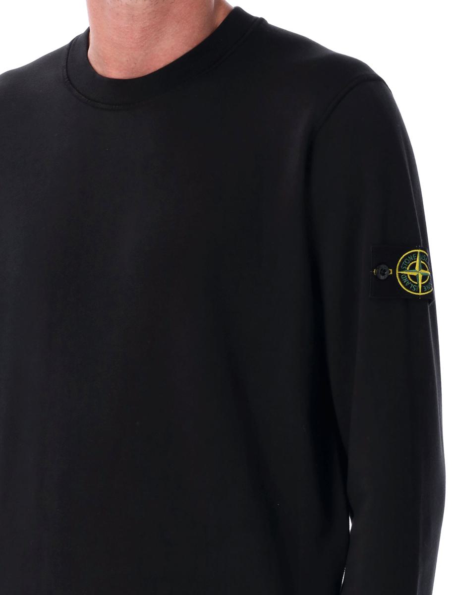 Stone Island tröja i ekologisk bomull med rund hals