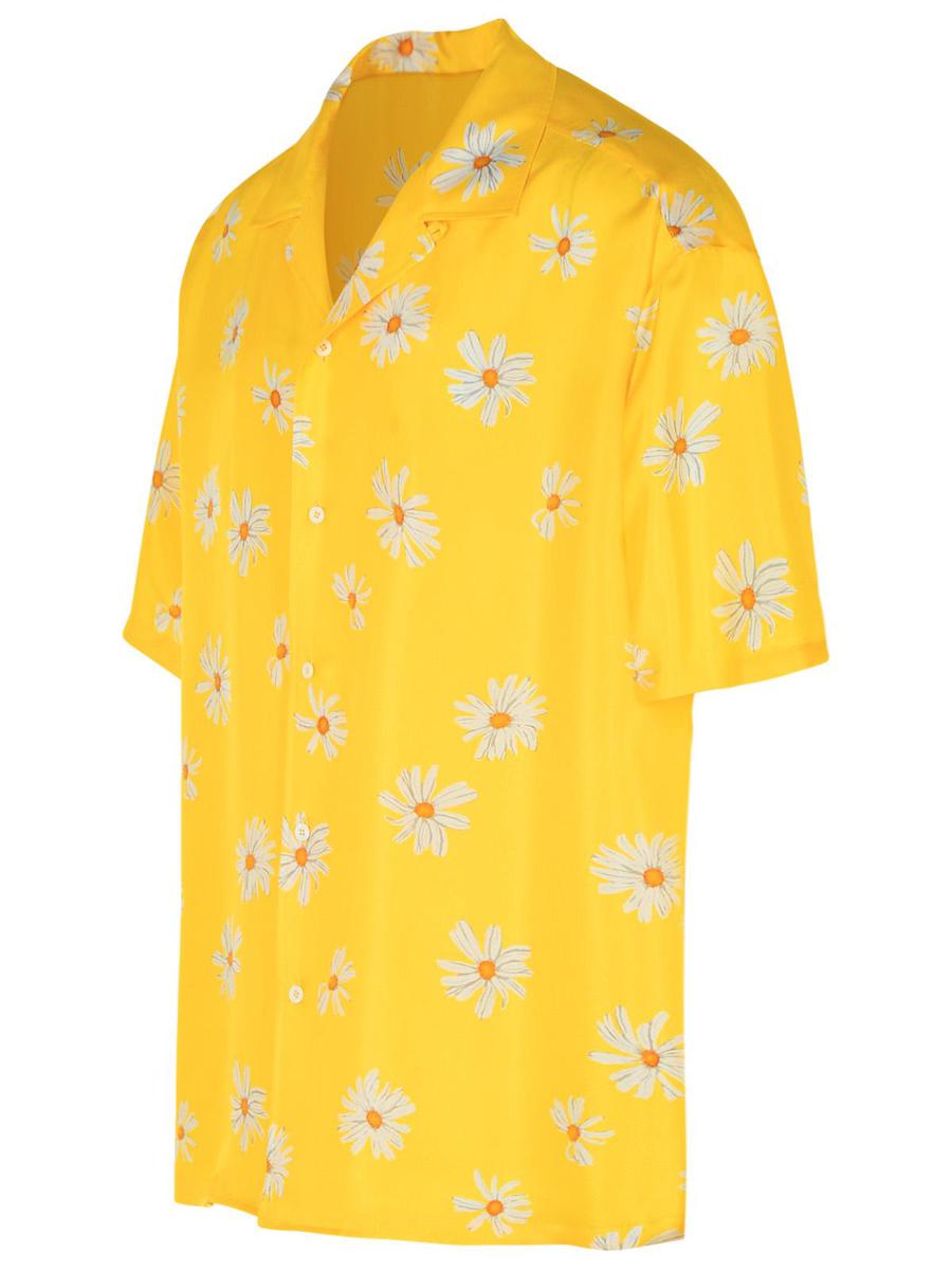 Moschino Gul Sidenskjorta