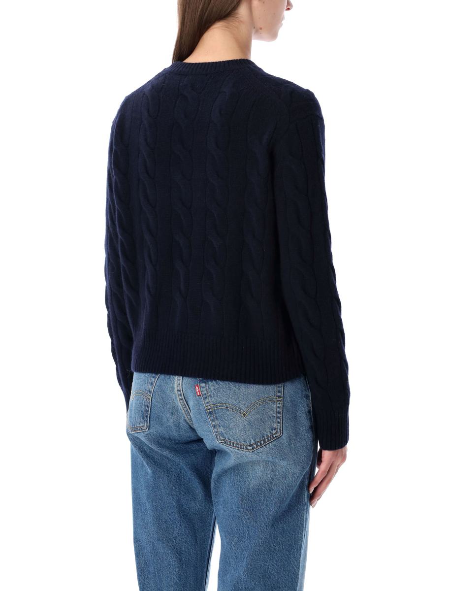 Polo Ralph Lauren Kabelstickad tröja i ull och kashmir
