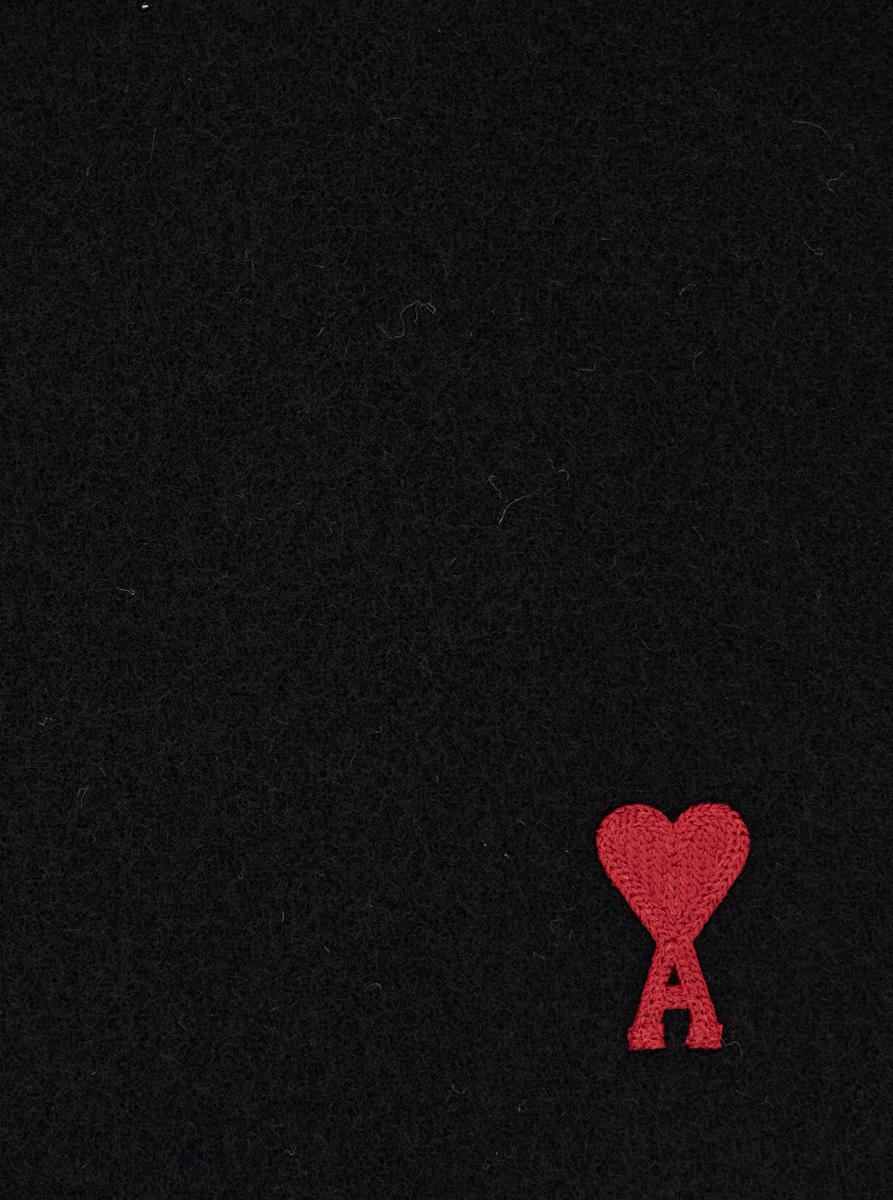 Röd AMI Paris De Coeur-halsduk