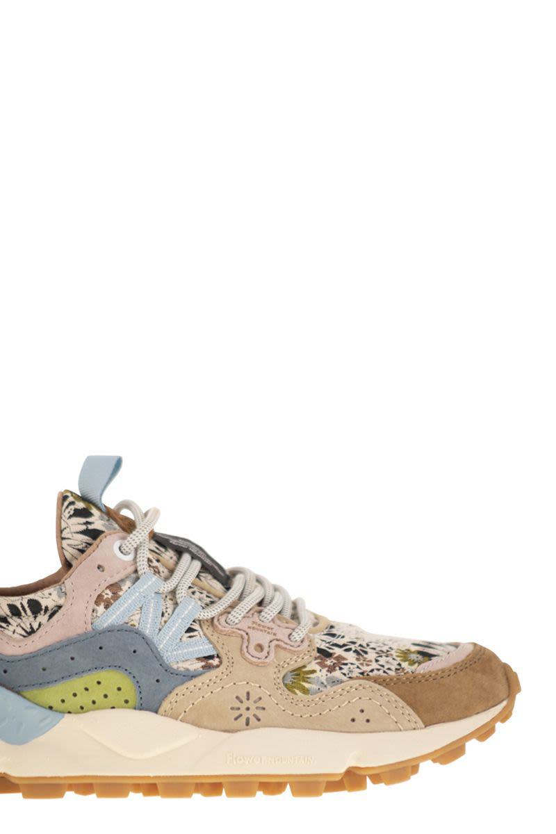 Flower Mountain Yamano 3 - Sneakers i mocka och tekniskt tyg