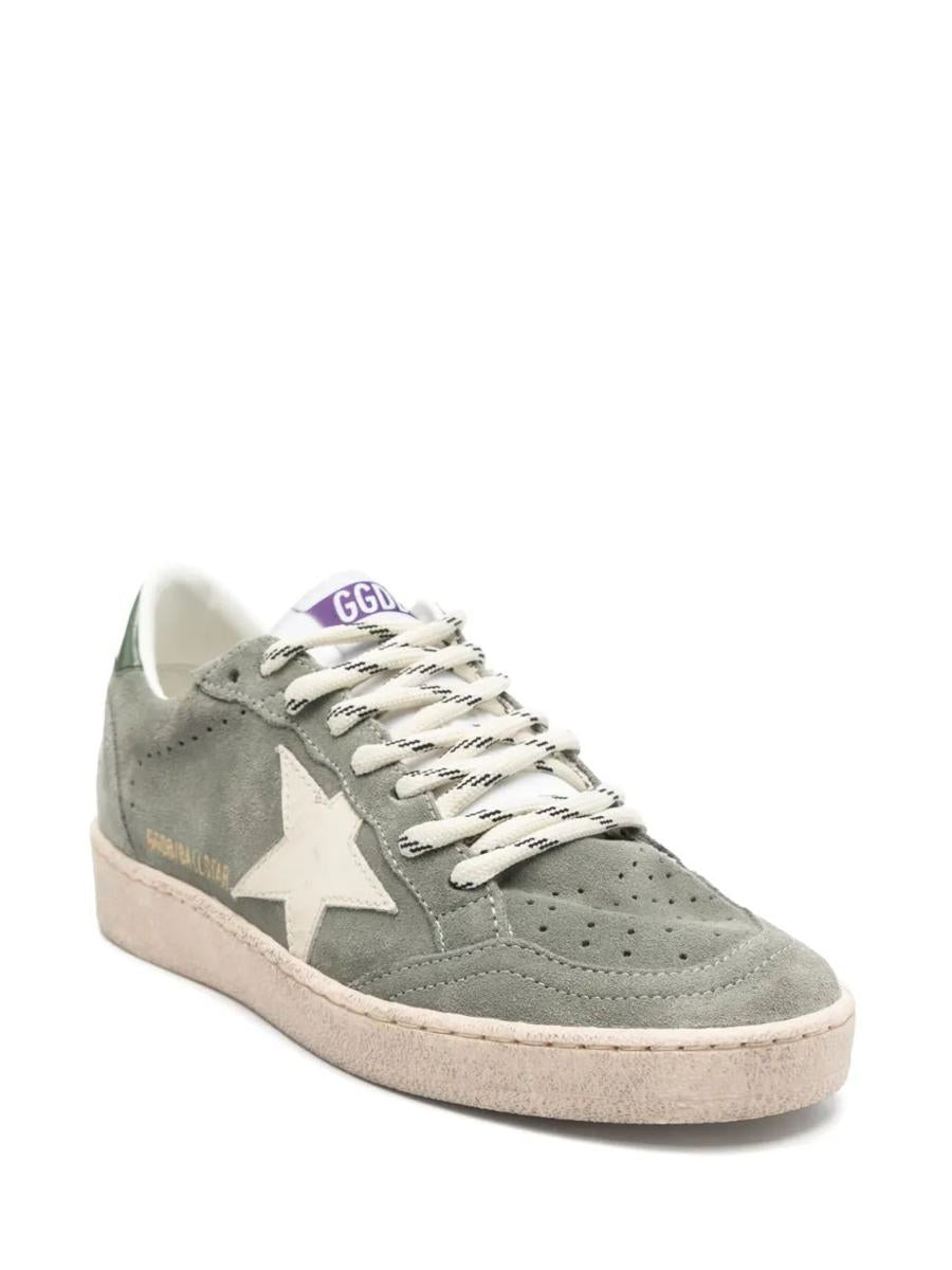 Golden Goose Ballstar Mocka Upper Toe And Spor Läder Stjärna Och Häl