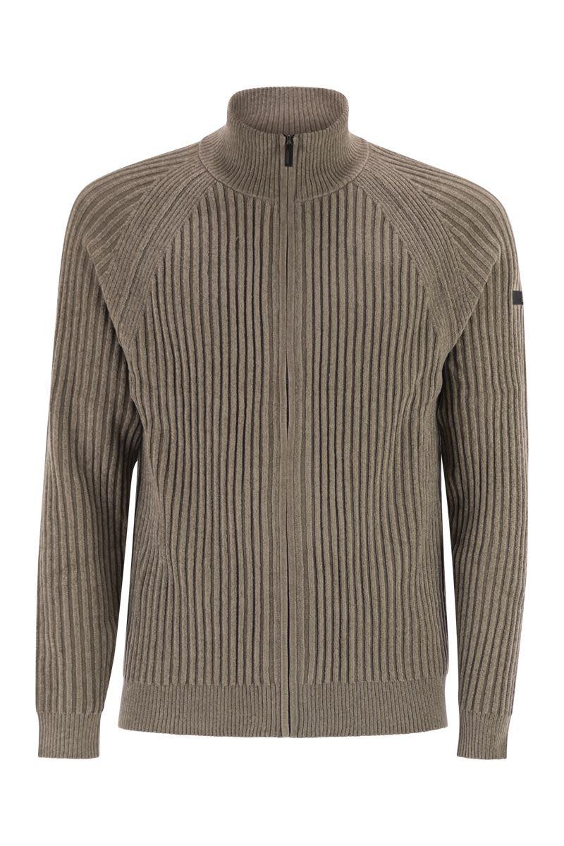 RRD Velvet Rave Full Zip Knit - Kofta med dragkedja