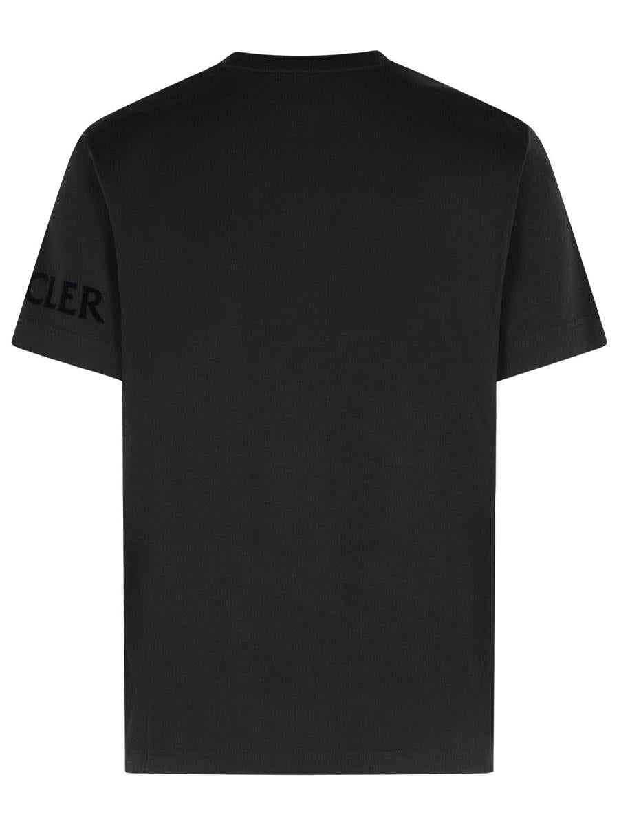 Moncler svart bomulls-T-shirt