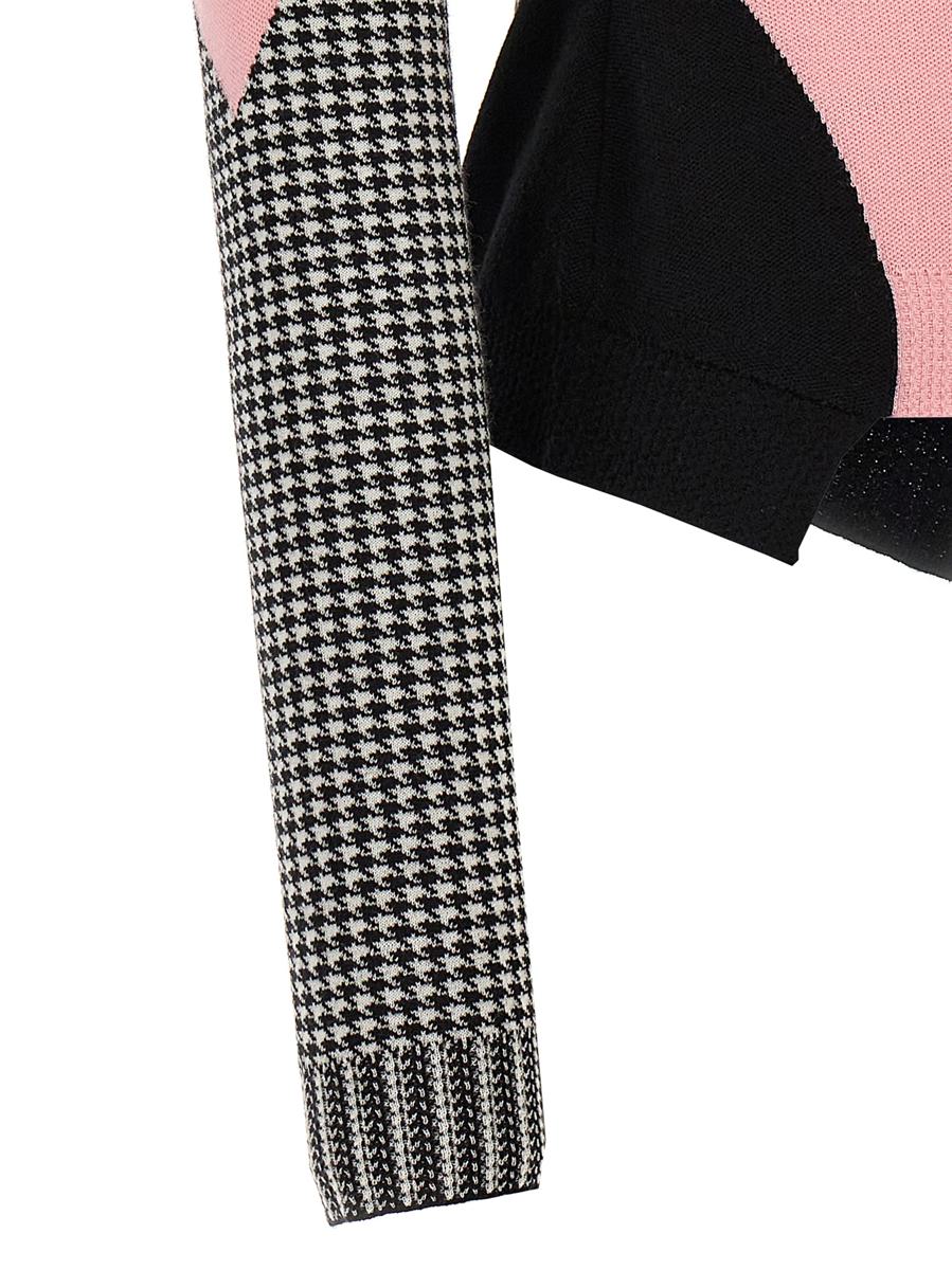 Alexander McQueen hundtandsmönstrad tröja