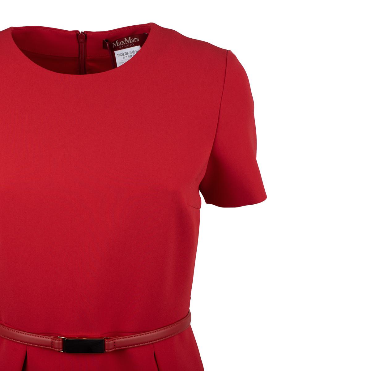 Max Mara Röd Cady Miniklänning