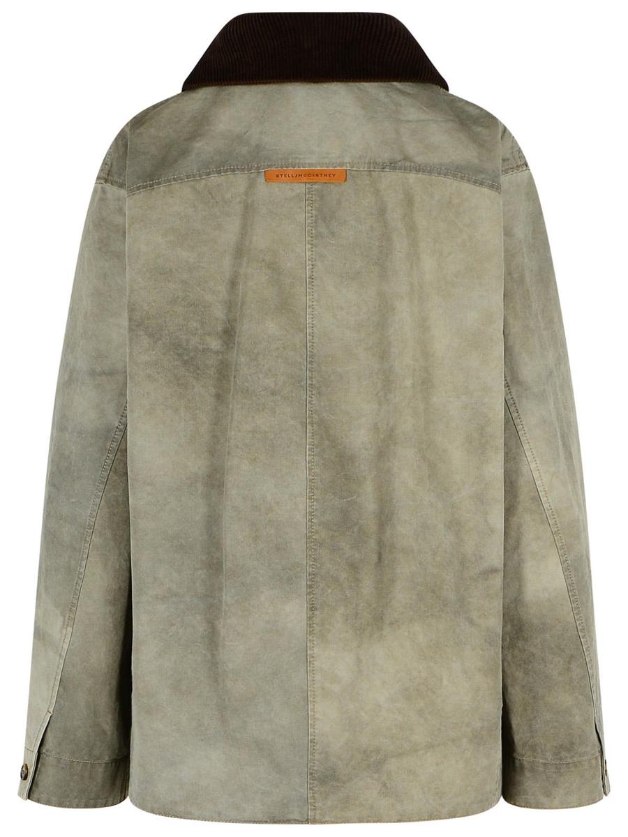 Stella McCartney 'Harrington' Grön bomullsjacka