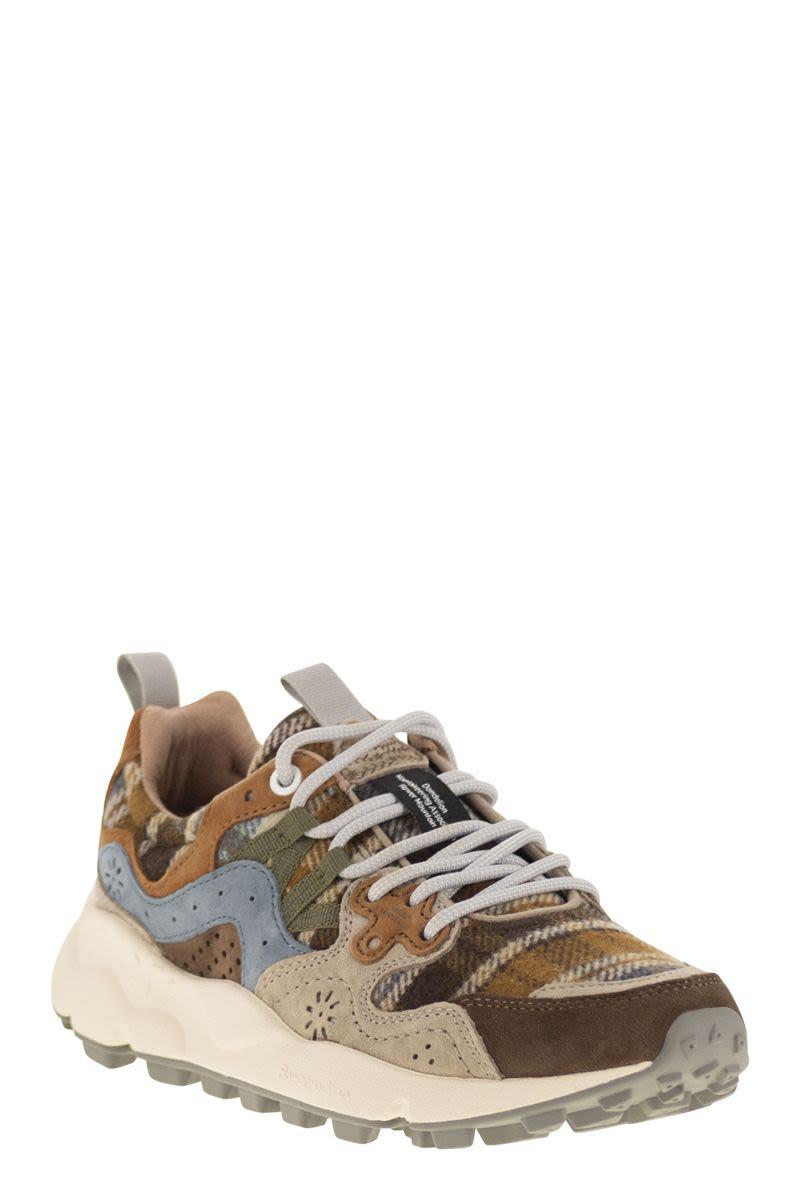 Flower Mountain Yamano 3 - Sneakers i mocka och ull