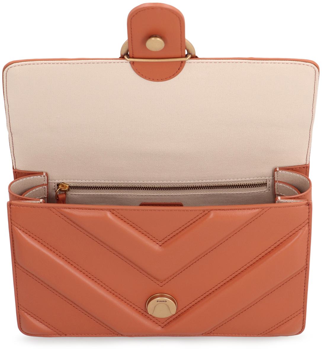 Pinko Love Bag Axelremsväska i Läder