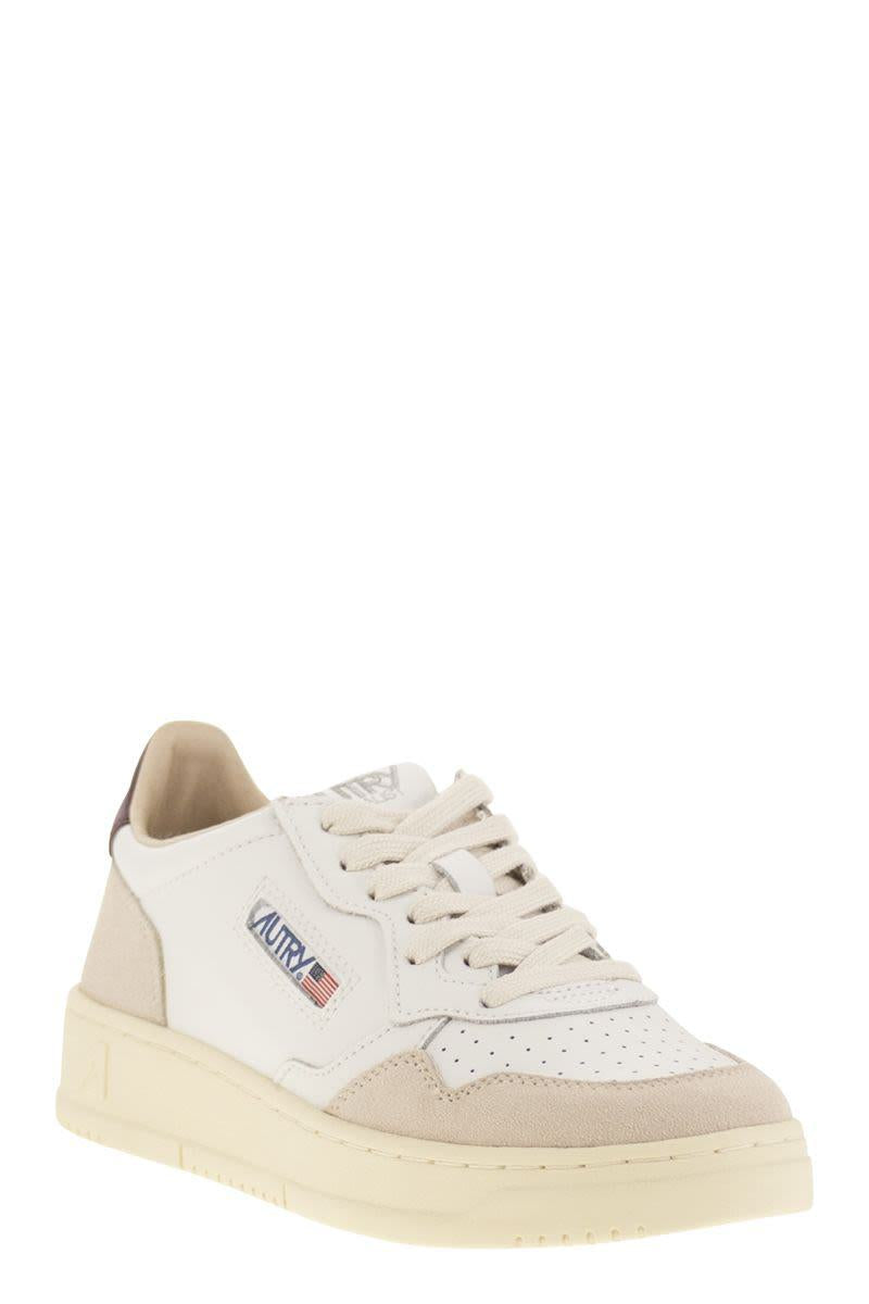 Autry Medalist Low - Sneakers i läder och mocka