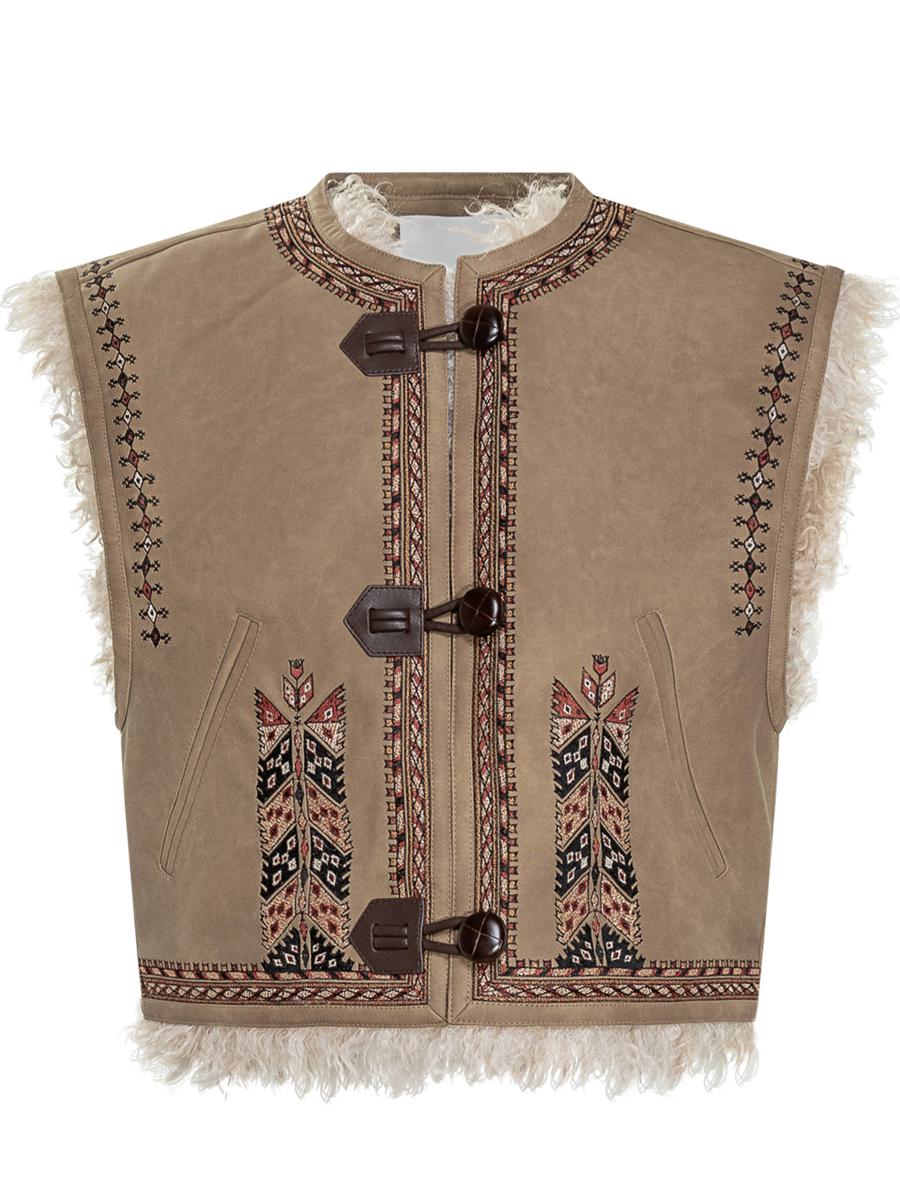 Isabel Marant Étoile Väst med Shearling-inredning av Isabel Marant Étoile