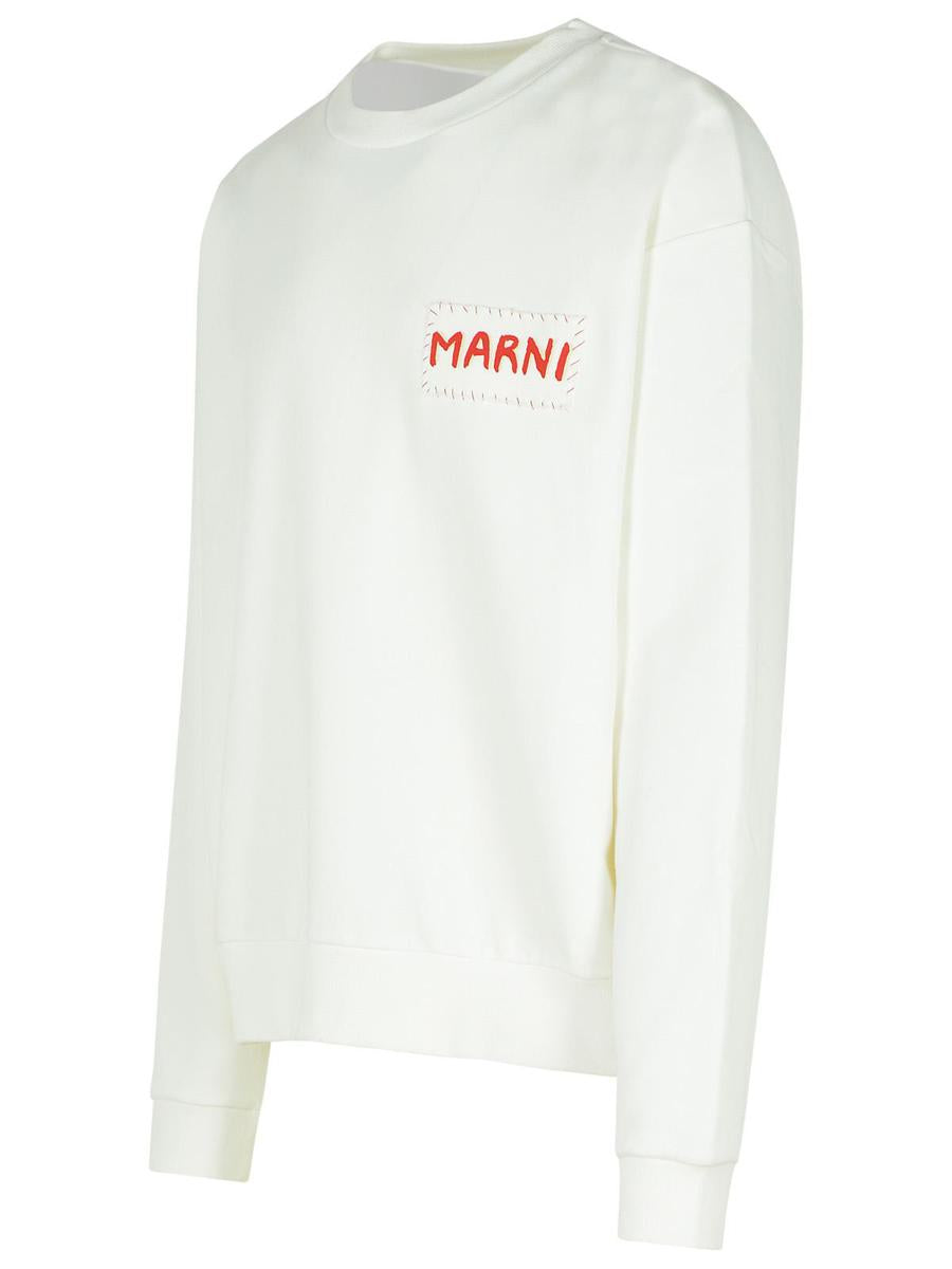 Marni Vit Bomullströja