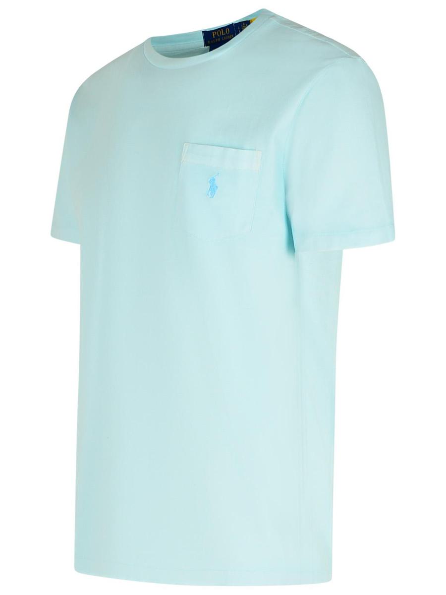 Polo Ralph Lauren Ljusblå bomulls-T-shirt