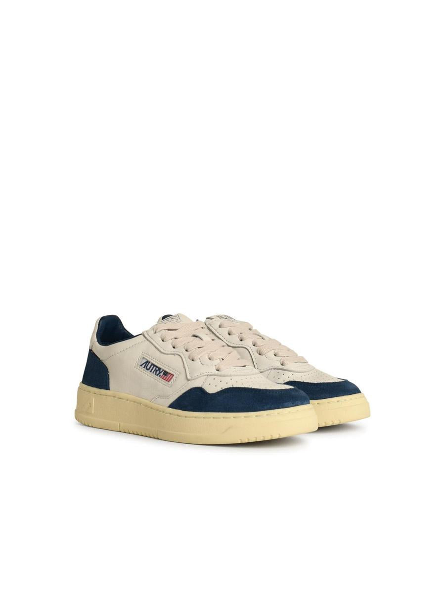 Autry 'Medialist' Blå Lädersneakers