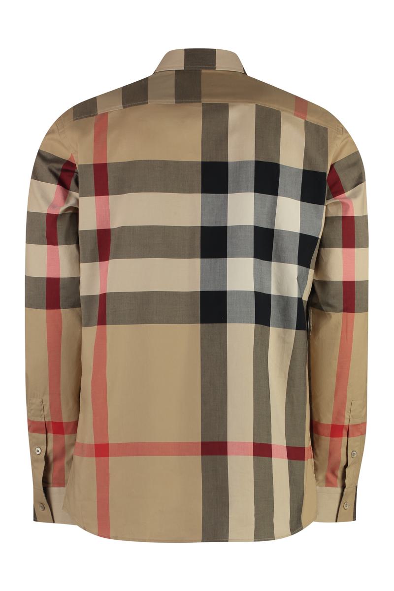 Burberry rutig bomullsskjorta