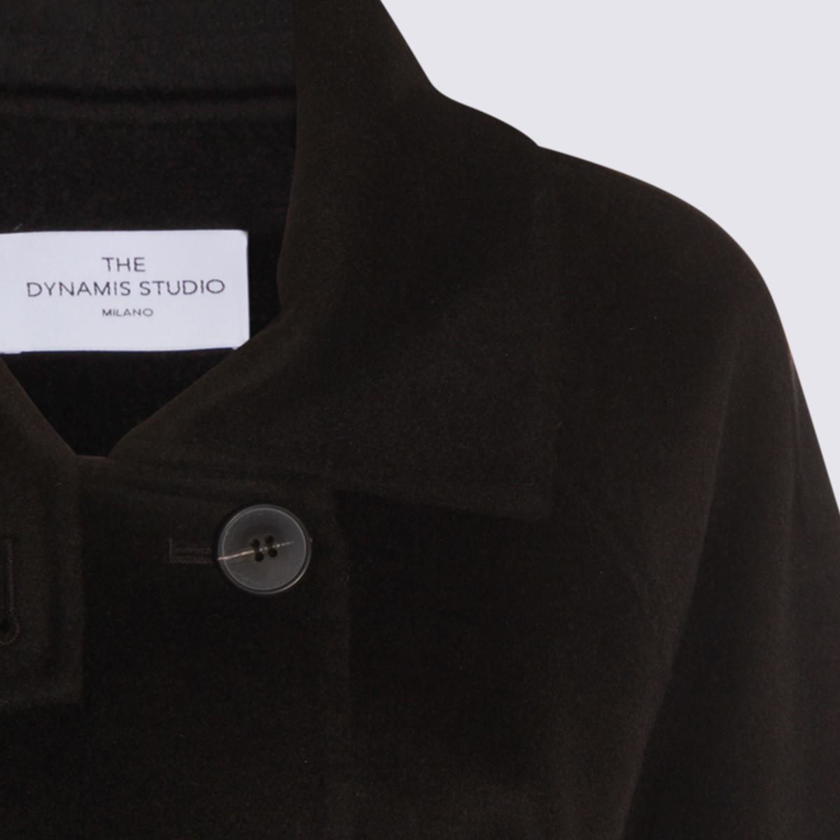 Dynamis Studio mörkgrå ullkappa