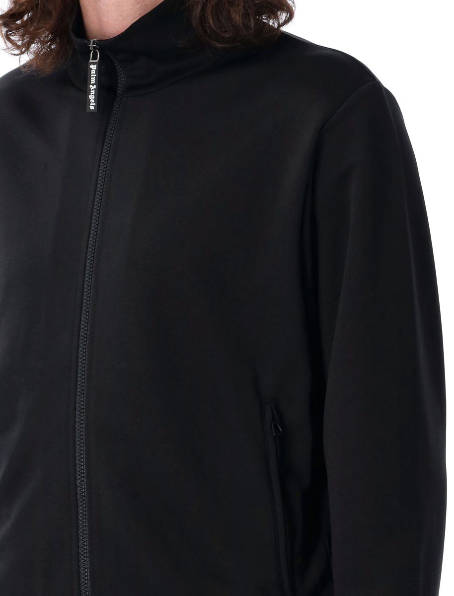 Palm Angels Träningsjacka med böjd logotyp