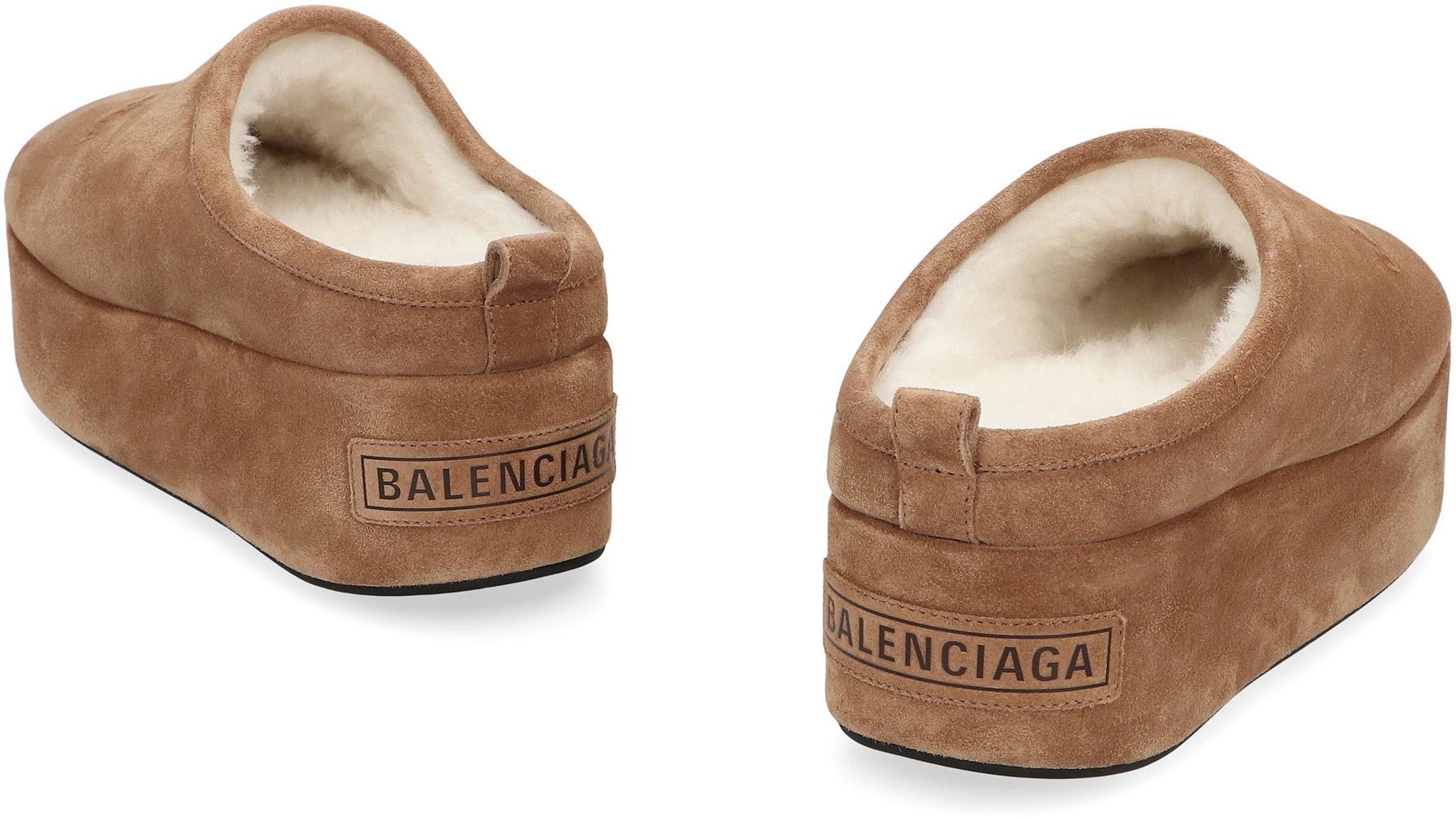 Balenciaga Alaska mjuka mockaslippers